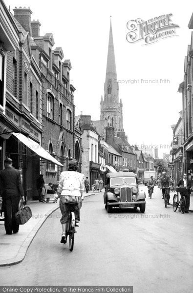 Photo of Huntingdon, High Street c.1955