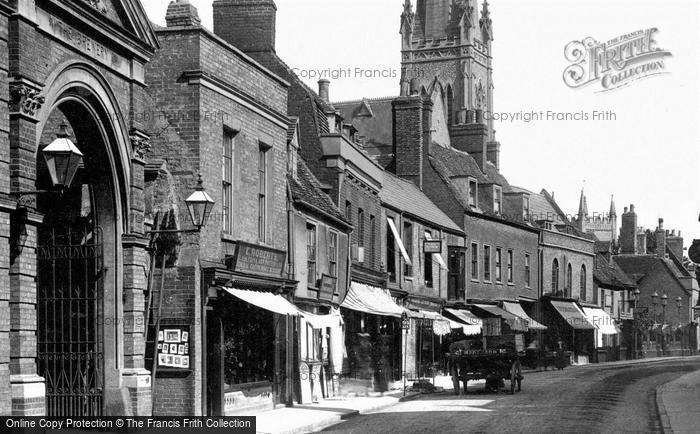 Photo of Huntingdon, High Street Shops 1901