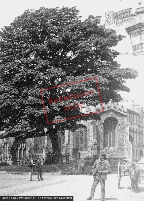 Photo of Huntingdon, Market Hill 1898