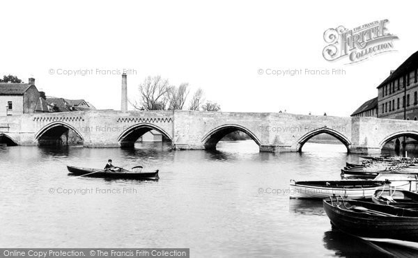 Photo of Huntingdon, The Old Bridge 1898