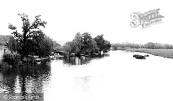 The River From Castle Hill c.1955, Huntingdon