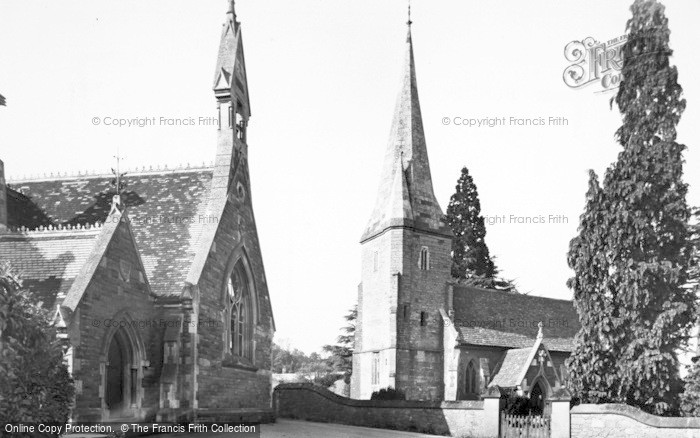 Photo of Huntley, Church Of St John The Baptist And School c.1955