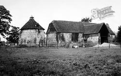 Priory, Circular Dovecot And Barn c.1950, Hurley