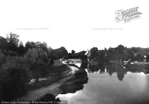 Photo of Hurley, The Lock From The Bridge 1890