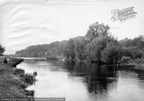 Photo of Hurley, View Below The Weir 1890