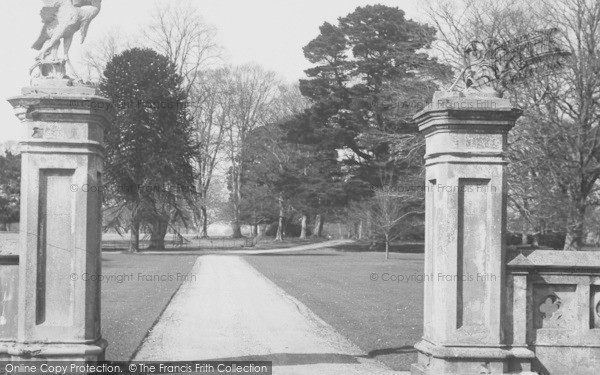 Photo of Hurn, Hurn Court Entrance Gates c.1945