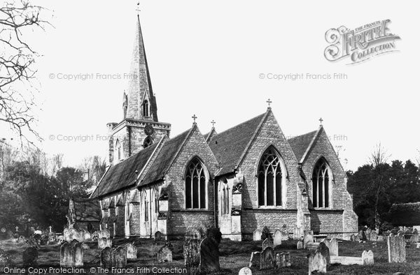 Photo of Hursley, All Saints Church 1886