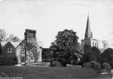 All Saints Church And Rectory 1886, Hursley