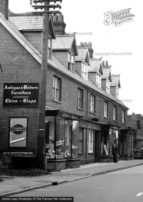 Photo of Hurst Green, London Road Businesses c.1955