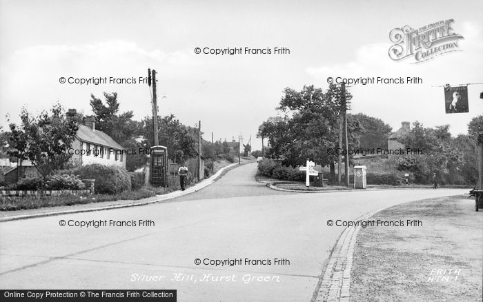 Photo of Hurst Green, Silve Hill c.1955
