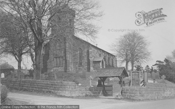 Photo of Hurst Green, St John's Church c.1950
