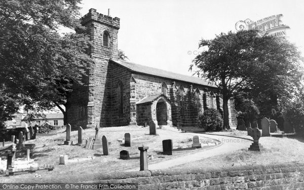 Photo of Hurst Green, St John's Church c.1960