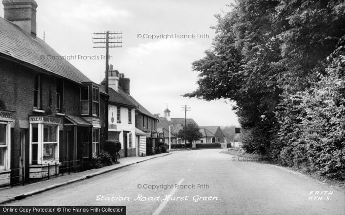 Photo of Hurst Green, Station Road c.1955