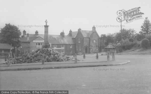 Photo of Hurst Green, The Square And Memorial c.1960