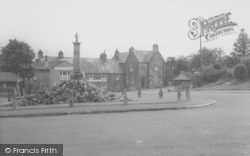 The Square And Memorial c.1960, Hurst Green