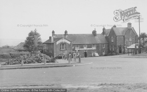 Photo of Hurst Green, The War Memorial And Shireburn Arms Hotel c.1950