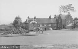 The War Memorial And Shireburn Arms Hotel c.1950, Hurst Green