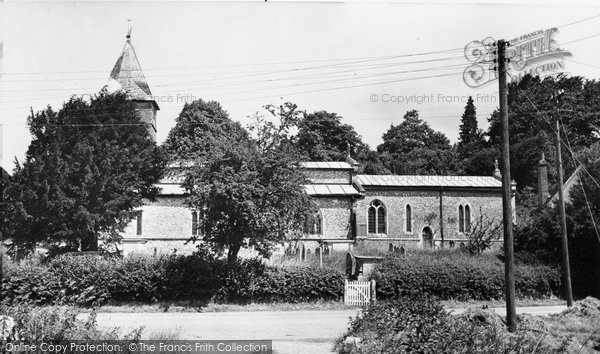 Photo of Hurstbourne Tarrant, St Peter's Church c.1955
