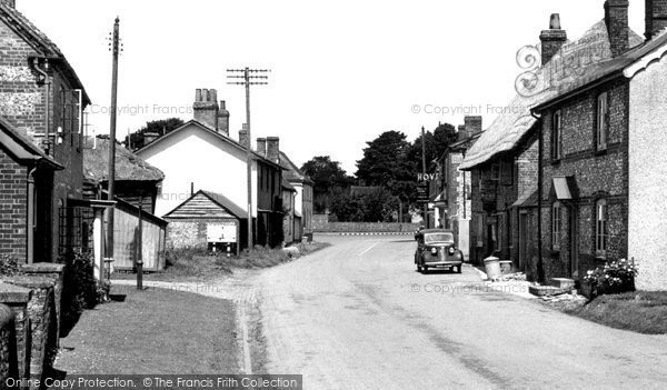Photo of Hurstbourne Tarrant, The Village c.1955