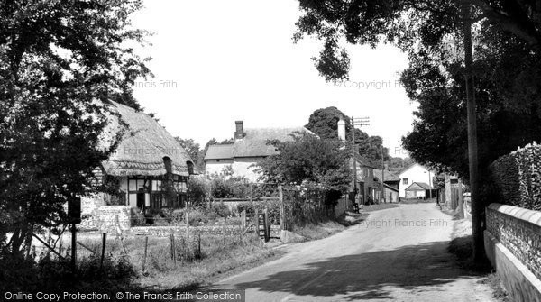 Photo of Hurstbourne Tarrant, Village c.1955