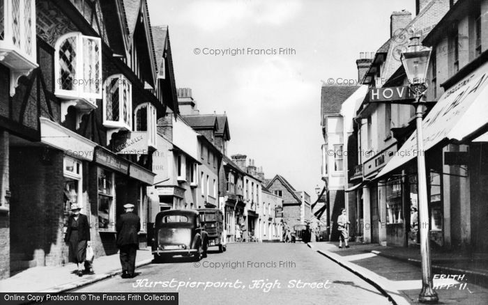 Photo of Hurstpierpoint, High Street c.1955