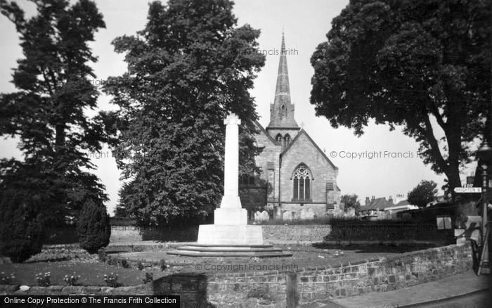 Photo of Hurstpierpoint, Holy Trinity Church And War Memorial c.1955