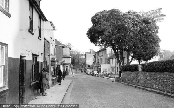 Photo of Hurstpierpoint, The Cross Roads c.1955