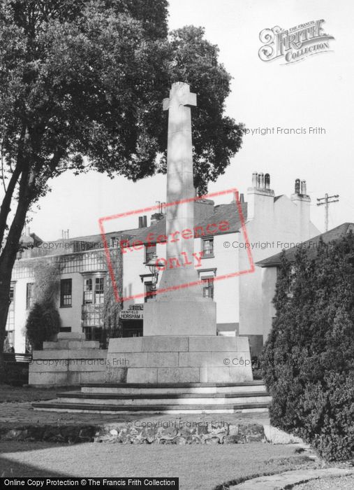 Photo of Hurstpierpoint, War Memorial c.1955