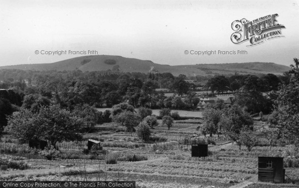 Photo of Hurstpierpoint, Wolstonbury Hill c.1955