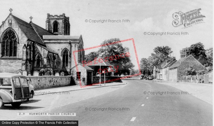 Photo of Hurworth On Tees, All Saints Church c.1970