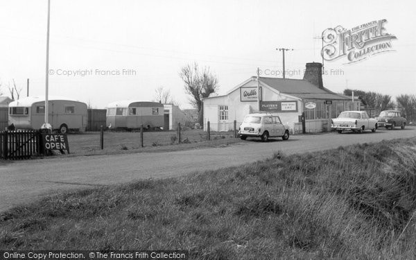 Photo of Huttoft Bank, The Rose Bowl Cafe c.1960