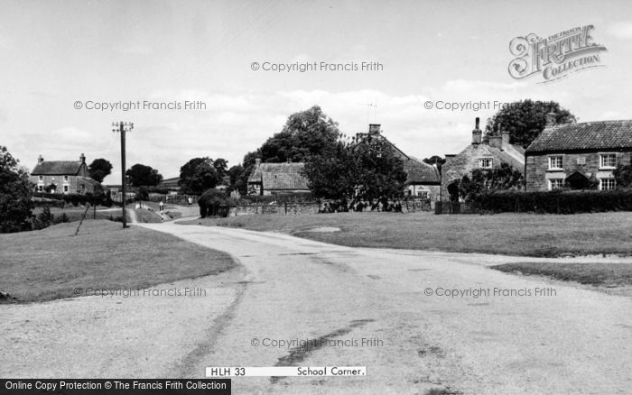 Photo of Hutton Le Hole, School Corner c.1960