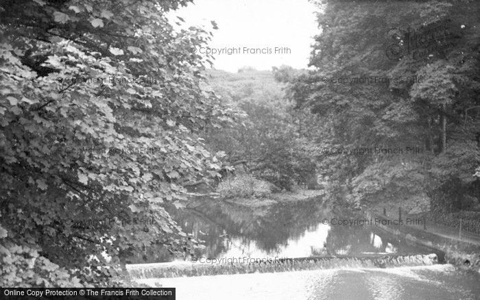 Photo of Hutton Rudby, River Leven c.1955