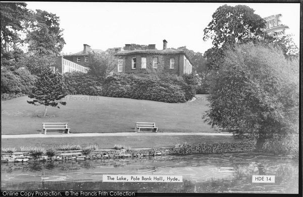 Photo of Hyde, The Lake, Pole Bank Hall c.1955