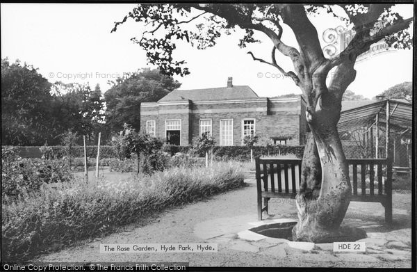 Photo of Hyde, The Rose Garden, Hyde Park c.1955