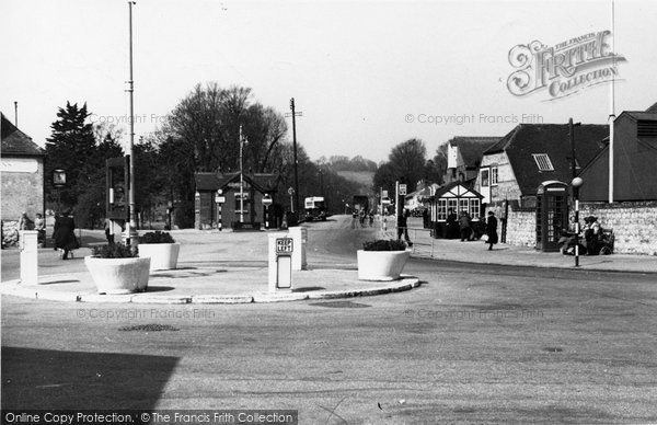 Photo of Hythe, Bus Station From Chapel Street c.1955
