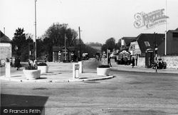Bus Station From Chapel Street c.1955, Hythe
