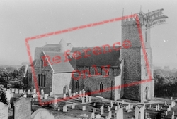 Church From North West 1890, Hythe