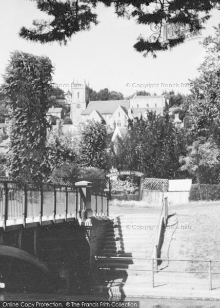 Photo of Hythe, Church From The Canal c.1945