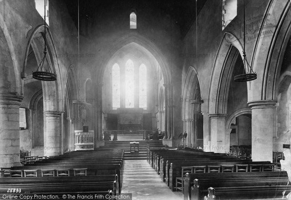 Photo of Hythe, Church Interior 1890