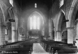 Church Interior 1890, Hythe