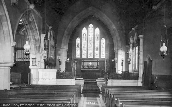 Photo of Hythe, Church Interior 1908