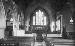 Church Interior 1908, Hythe