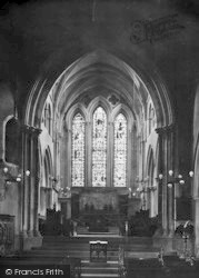 Church Interior 1921, Hythe
