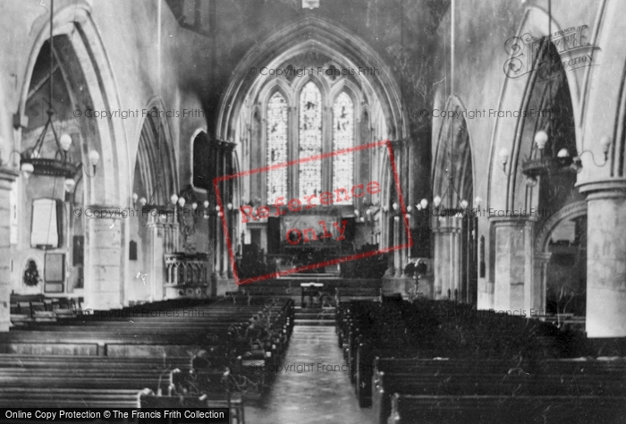 Photo of Hythe, Church Interior 1921