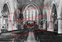 Church Interior 1921, Hythe