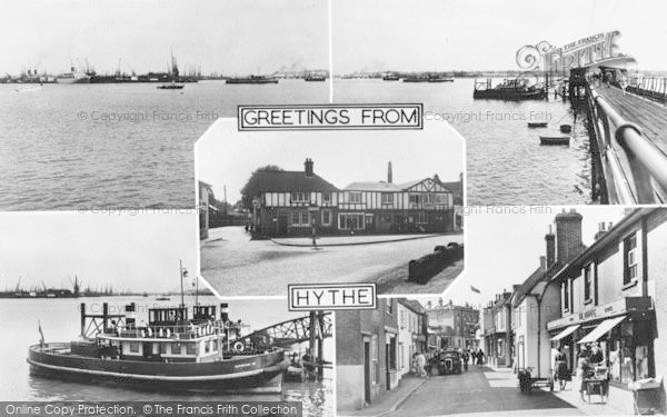 Photo of Hythe, Composite c.1955