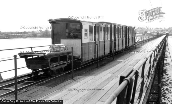 Photo of Hythe, Pier And Train c.1960