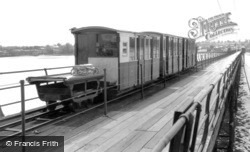 Pier And Train c.1960, Hythe