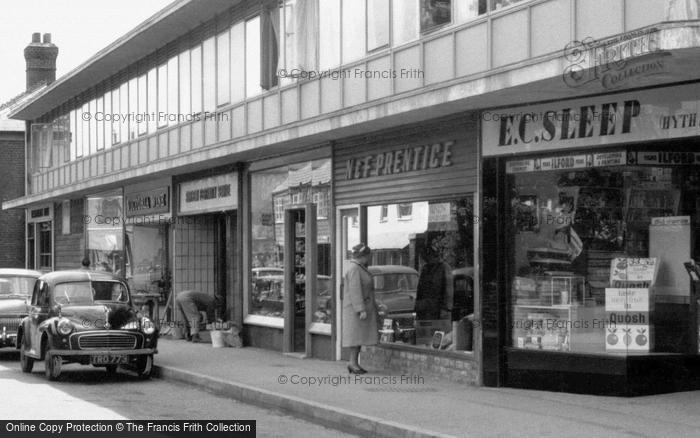 Photo of Hythe, Shops, The Marsh c.1960